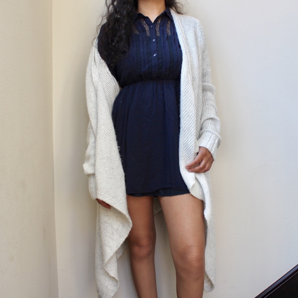 Abercrombie & Fitch Oversized Knit Cardigan